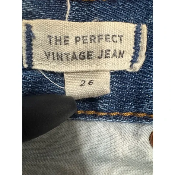 Madewell The Perfect Vintage Jean Women's Size 26 Distressed Denim High Rise - Picture 6 of 9